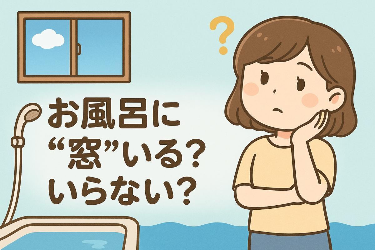 【お風呂に“窓”いる？いらない？】新築で迷う“微妙ポイント”徹底検証