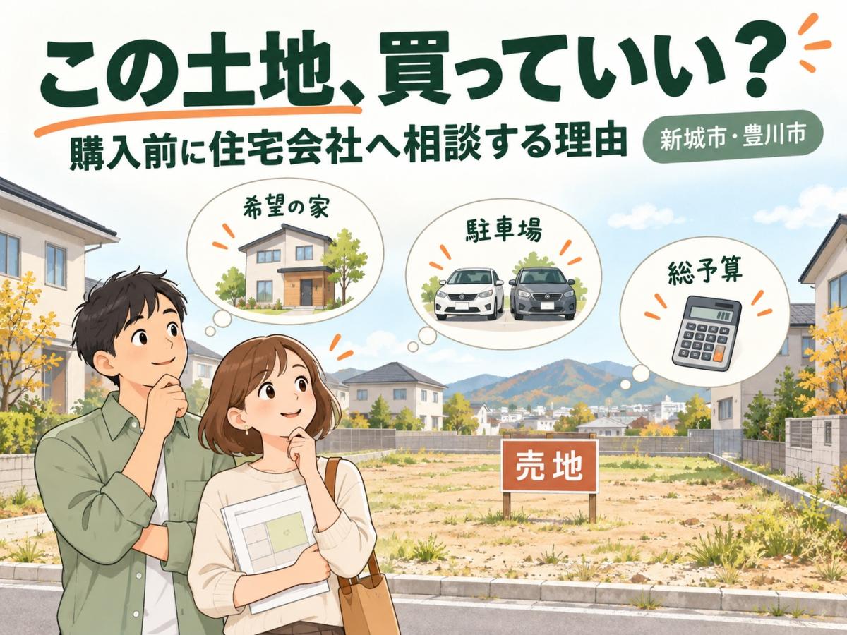 気になる土地を見つけたら住宅会社に先に相談した方がいい？｜土地だけ先に買うリスク